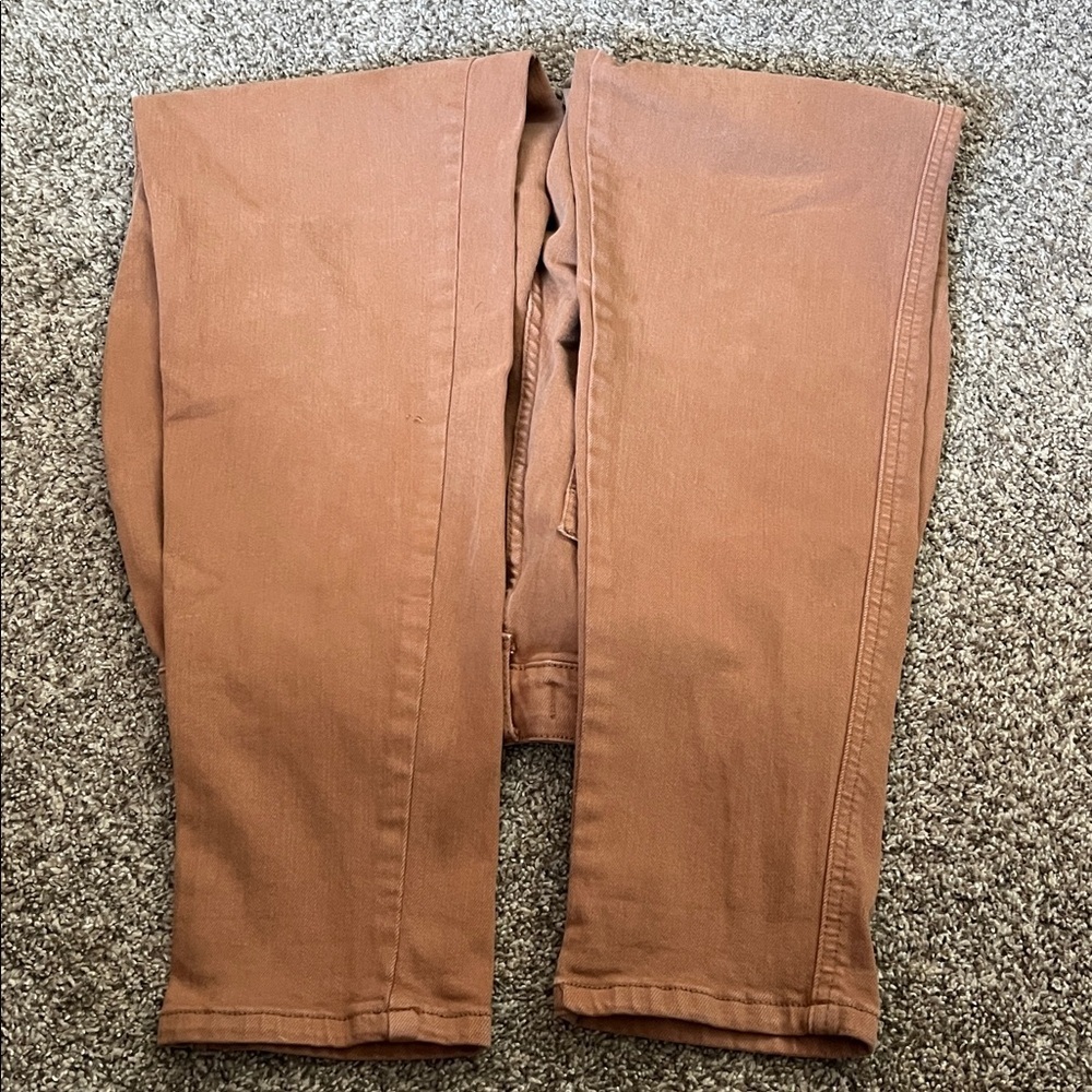 Judy Blue High Waist Garment Dyed Camel Double Cuff Joggers - Picture 3 of 6